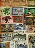 Német Birodalom/Weimari Köztársaság 1920-as évek eleje 100db szükségpénz, kevés duplával T:I(95%),II