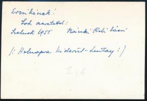 Bánki Róbert színművész dedikálása fotón 9x12 cm