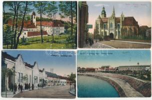 20 db RÉGI felvidéki város képeslap / 20 pre-1945 Upper Hungarian (Slovakian) town-view postcards