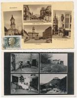 20 db RÉGI felvidéki város képeslap / 20 pre-1945 Upper Hungarian (Slovakian) town-view postcards