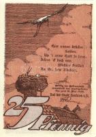 Német Birodalom/Weimari Köztársaság/Neukalen 1922. 10Pf + 25Pf + 50Pf 3 klf db, teljes sor T:I