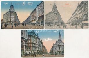 65 db RÉGI magyar város képeslap: Budapest / 65 pre-1945 Hungarian town-view postcards: only Budapes...