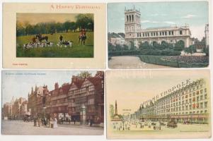 60 db RÉGI európai és tengerentúli város képeslap és néhány motívum / 60 pre-1945 European and overseas town-view postcards with some motives