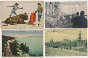 60 db RÉGI európai és tengerentúli város képeslap és néhány motívum / 60 pre-1945 European and overs...