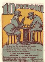 Német Birodalom/Weimari Köztársaság/Röbel 1922. 10Pf + 25Pf + 50Pf 3 klf db, teljes sor T:I