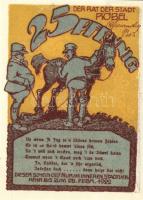 Német Birodalom/Weimari Köztársaság/Röbel 1922. 10Pf + 25Pf + 50Pf 3 klf db, teljes sor T:I