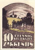 Német Birodalom/Weimari Köztársaság/Zarreutin 1922. 10Pf + 25Pf + 50Pf 3 klf db, teljes sor T:I