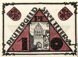 Német Birodalom/Weimari Köztársaság/Teterow 1921. 10Pf + 25Pf + 50Pf 3 klf db, teljes sor T:I