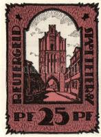 Német Birodalom/Weimari Köztársaság/Teterow 1921. 10Pf + 25Pf + 50Pf 3 klf db, teljes sor T:I