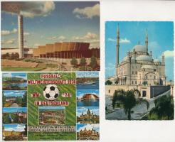3 db MODERN sport motívum képeslap / 3 modern sport motive postcards