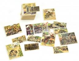 Náci katonai témájú cigarettakártyák, 250 db