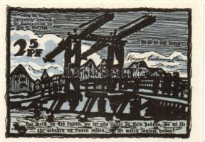 Német Birodalom/Weimari Köztársaság/Schwaan 1922. 10Pf + 25Pf + 50Pf 3 klf db, teljes sor T:I