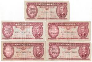 1946. 10.000.000MP + 1962. 10Ft + 1984. 100Ft (4x) + 1992. 100Ft T:III