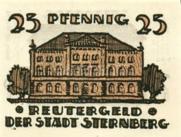 Német Birodalom/Weimari Köztársaság/Sternberg 1922. 10Pf + 25Pf + 50Pf 3 klf db, teljes sor T:I