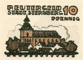 Német Birodalom/Weimari Köztársaság/Sternberg 1922. 10Pf + 25Pf + 50Pf 3 klf db, teljes sor T:I