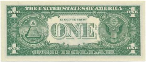 Amerikai Egyesült Államok 1961-1965. (1957B) 1$ "Silver Certificate - kisméretű", kék pecs...