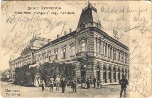 1905 Pancsova, Pancevo; Hungaria nagy szálloda / hotel (EK)