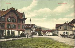 Sarnen, Bahnhofquartier / railway station district, shop of Th. Kraemer
