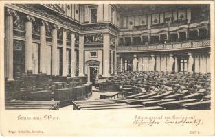 Wien, Vienna, Bécs; Sitzungssaal im Parlament / parliament interior