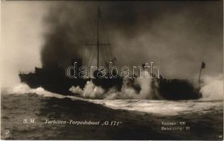 SM Turbinen-Torpedoboot G 171 / WWI Imperial German Navy (Kaiserliche Marine) torpedo boat