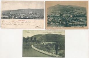 36 db RÉGI történelmi magyar város képeslap 3 külföldi lappal: sok erdélyi / 36 pre-1945 town-view p...