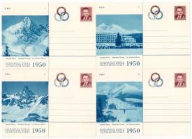 1950 Tátra, Magas Tátra, Vysoké Tatry; Tatransky Pohár, 31. Lyziarske Majstrovstvá CSR / La Coupe de...