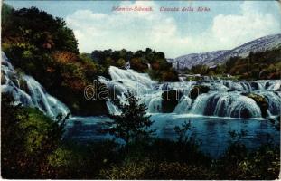 1914 Sibenik, Sebenico; Cascata della Krka / waterfall (EK)