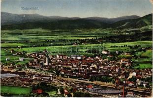 1923 Knittelfeld (Steiermark), general view with railway station. Verlag H. Kneschaurek (EK)