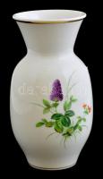 Meisseni porcelán váza. Kézzel festett, jelzett, hibátlan m: 18,5 cm