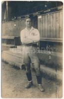 1919 Az MTK labdarúgócsapat játékosa, foci (Géza) / Hungarian football player. photo