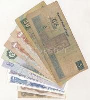 Egyiptom ~1971-2006. 10db-os vegyes bankjegy tétel T:I-III
Egypt ~1971-2006. 10pcs of banknotes C:U...