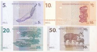 Kongói Demokratikus Köztársaság 1997. 5c + 20c + 50c + 2003. 10Fr T:I,II
Congo Democratic Republic ...