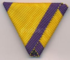 1815. Vaskorona Rend Lovagkereszt kitüntetésének eredeti mellszalagja újszerű állapotban  Hungary 1815. original ribbon of the Order of the Iron Crown decoration in very good condition NMK 95.