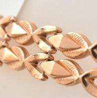 Arany(Au) 14K karkötő, jelzett, h: 19 cm, nettó: 15,62 g