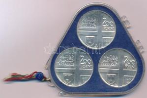 1977. 200Ft Ag (3xklf) "Magyar festők II. / Csontváry, Mányoki, Rippl-Rónai" eredeti, plom...