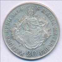 1844B 20kr Ag "V. Ferdinánd" T:2
Huszár: 2081., Unger III.: 1419