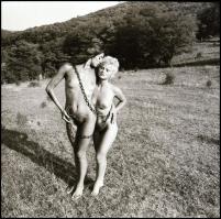 cca 1983 Minden aktfotózás fantáziaserkentő, Menesdorfer Lajos (1941-2005) budapesti fotóművész hagy...