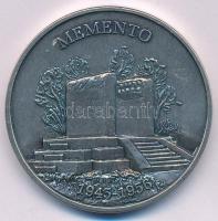 2010. Memento / Politikai Elítéltek Közössége 20. évforduló 1945-1956 ezüstözött fém emlékérem (42,5mm) T:1- kis karc