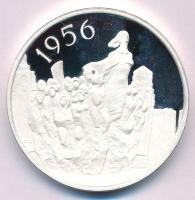 Csíkszentmihályi Róbert (1940-) DN 1956 / 56-os Szövetség ezüstözött fém emlékérem tokban, nem hoizzá való tanúsítvánnyal (42,5mm) T:1- (PP)
