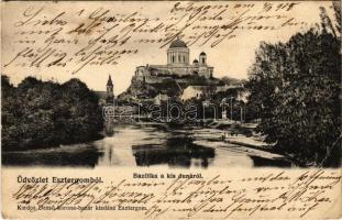 1905 Esztergom, Bazilika a kis Dunáról (EB)