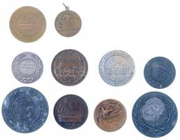 10xklf evezős érem, közte Berán Lajos (1882-1943) 1937. "Szenior üldözési nyolcas BPest, 1937. ...