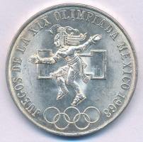 Mexikó 1968. 25P Ag Olimpia T:1- Mexico 1968. 25 Pesos Ag Olympiad C:AU Krause KM#479.1