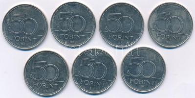 2005. 50Ft Cu-Ni "Gyermekmentő Szolgálat" (7x) T:1-