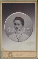 cca 1905 Szatmár, Hollósi József fényképész műtermében készült, keményhátú, vintage fotó, feliratozva, 16,3x10,6 cm