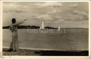 1941 Balatonfüred-fürdő, búcsú a Balatontól