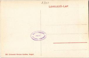 Szeged, Kárász utcai Wagner palota, Hazai Biztosító Társaság, Sátor Pál üzlete. Grünwald Herman kiad...