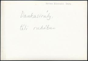 cca 1932 Kinszki Imre (1901-1945) budapesti fotóművész hagyatékából a szerző által feliratozott, vin...