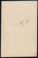 cca 1931 Kinszki Imre (1901-1945) budapesti fotóművész hagyatékából, jelzés nélküli vintage fotó (há...