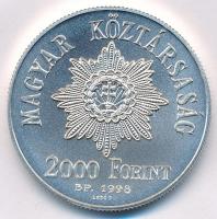 1998. 2000Ft Ag "1848-49. forradalom és szabadságharc 150. évfordulója" tanúsítvánnyal T:B...