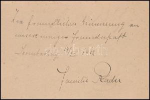 cca 1914 Szombathely, Szilárd Tódor fényképész műtermében készült, keményhátú vintage fotója a Radu ...